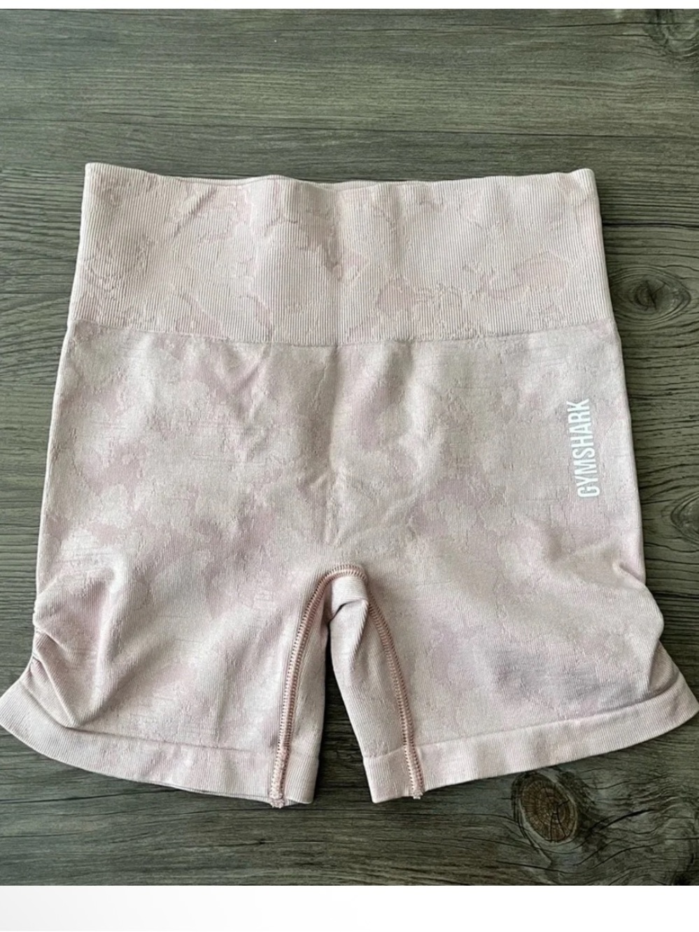 Gymshark Seamless High-Waist Light Pink Bike Shorts
